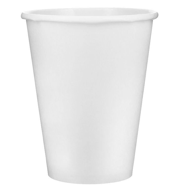 Bicchiere di Carta 12 Oz/360ml Bianco Ø8,9cm (40 Pezzi)
