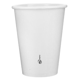 Bicchiere di Carta 12 Oz/360ml Bianco Ø8,9cm (600 Pezzi)