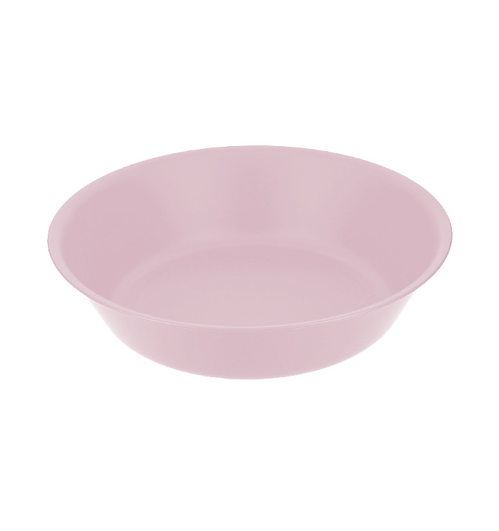 Piatto Riutilizzabile Durable PP Minerale Rosa Ø18cm (54 Pezzi) Piatto Riutilizzabile Durable PP Minerale Rosa Ø18cm (54 Pezzi)