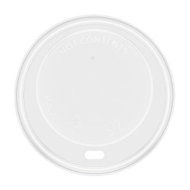 Coperchio con Foro per Bicchiere di Carta 12, 16 y 22 Oz Ø9,0cm (100 Pezzi)