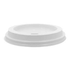 Coperchio con Foro per Bicchiere di Carta 12, 16 y 22 Oz Ø9,0cm (100 Pezzi)