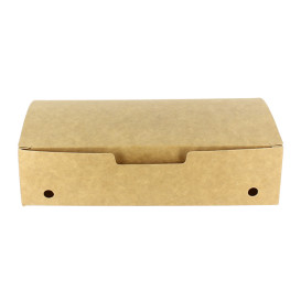 Scatola Cibo Grande Kraft 200x100x50mm (25 Pezzi)