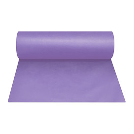 Tovaglia Runner Tessuto non Tessuto Pretagliata Viola 0,4x48m 55g (6 Pezzi)