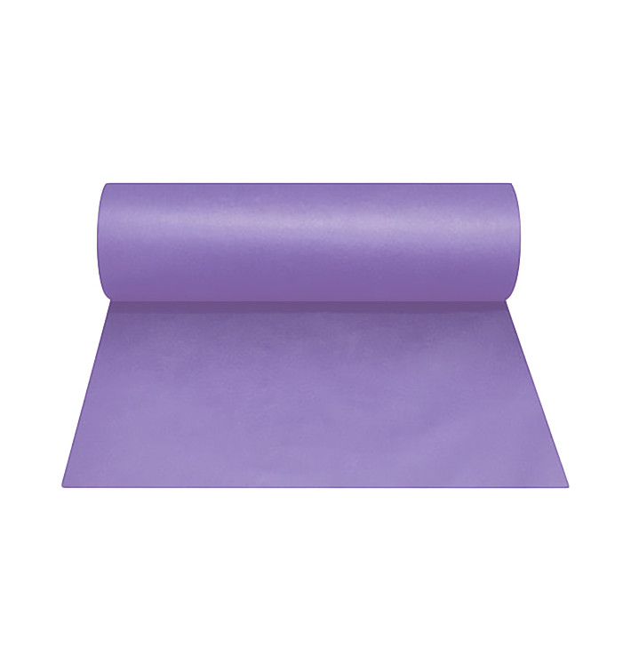 Tovaglia Runner Tessuto non Tessuto Pretagliata Viola 0,4x48m 55g (6 Pezzi) Tovaglia Runner Tessuto non Tessuto Pretagliata Viola 0,4x48m 55g (6 Pezzi)
