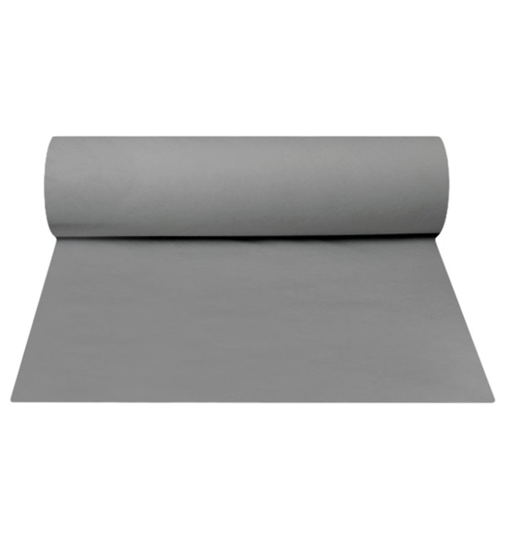 Tovaglia Runner Tessuto non Tessuto Pretagliata Grigio 0,4x48m 55g (6 Pezzi) Tovaglia Runner Tessuto non Tessuto Pretagliata Grigio 0,4x48m 55g (6 Pezzi)