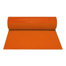 Tovaglia Runner Tessuto non Tessuto Pretagliata Arancione 0,4x48m 50g (1 Pezzi)