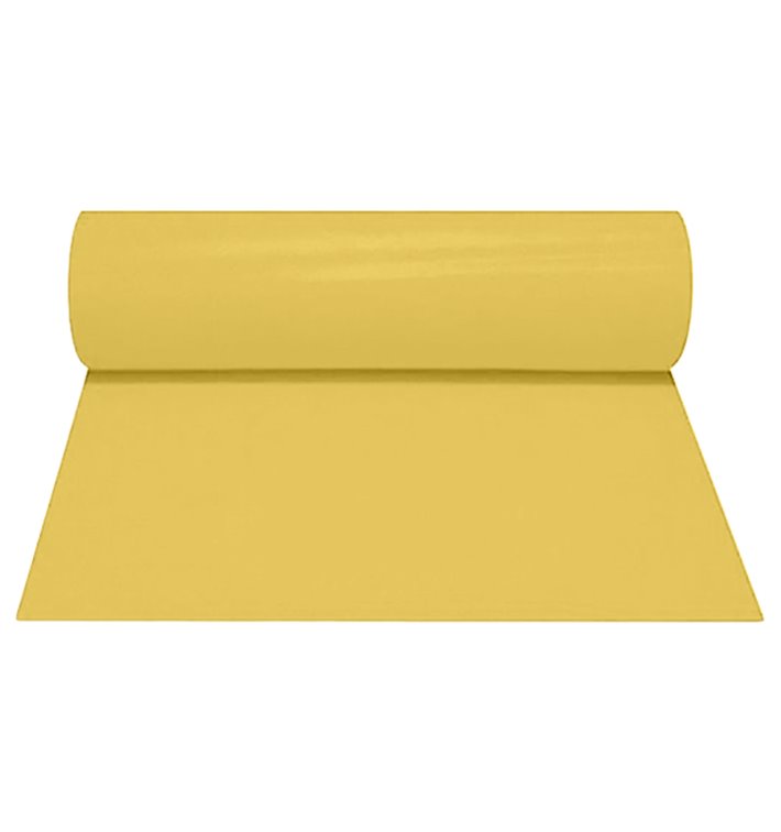 Tovaglia Runner Tessuto non Tessuto Pretagliata Giallo 0,4x48m 50g (6 Pezzi) Tovaglia Runner Tessuto non Tessuto Pretagliata Giallo 0,4x48m 50g (6 Pezzi)