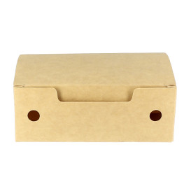 Scatola Cibo Piccolo Kraft 115x72x43mm (25 Pezzi)