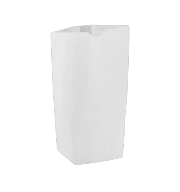 Sacchetto di carta con Base Esagonale Bianco 19x26cm (50 Pezzi)