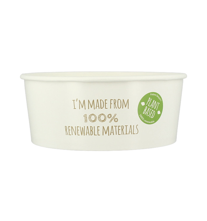 Insalatiera di Cartone Rinnovabile Bianca 775ml Ø15cm (360 Pezzi) Insalatiera di Cartone Rinnovabile Bianca 775ml Ø15cm (360 Pezzi)