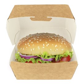 Scatola Kraft per Hamburger 12x12x7 cm (450 Pezzi)