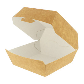 Scatola Kraft per Hamburger 12x12x7 cm (25 Pezzi)