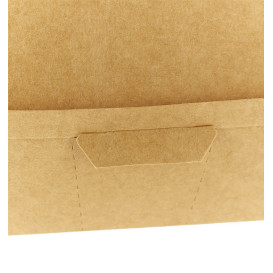Scatola  Kraft per Hamburguesa XXL 14,5x14,5x8 cm (400 Pezzi)