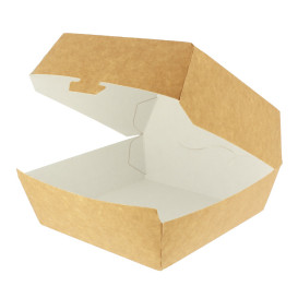 Scatola Kraft per Hamburger Mega 16,5x18x9cm (25 Pezzi)