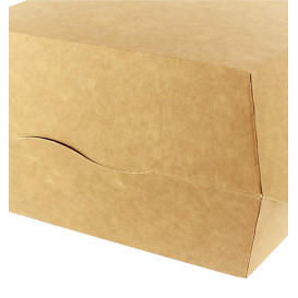 Scatola Kraft per Hamburger Mega 16,5x18x9cm (25 Pezzi)