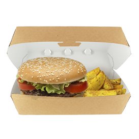 Scatola Kraft per Hamburger Gigante 23x17,5x8cm (25 Pezzi)