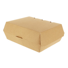 Scatola Kraft per Hamburger Gigante 23x17,5x8cm (175 Pezzi)