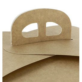 Scatola di cartone Kraft per Panettone 500g 18,5x18,5x18,5cm (25 Pezzi)