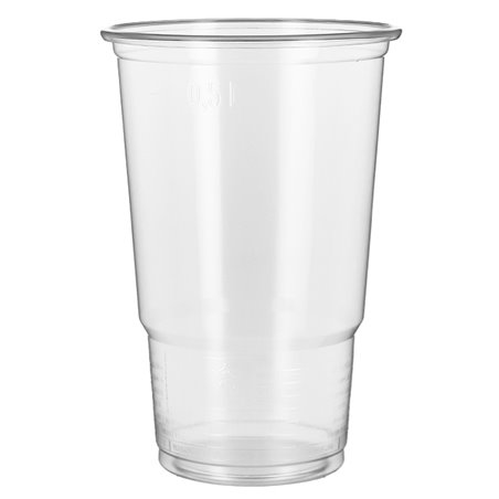 Bicchiere di Plastica PP Transparente 675ml (50 Pezzi)