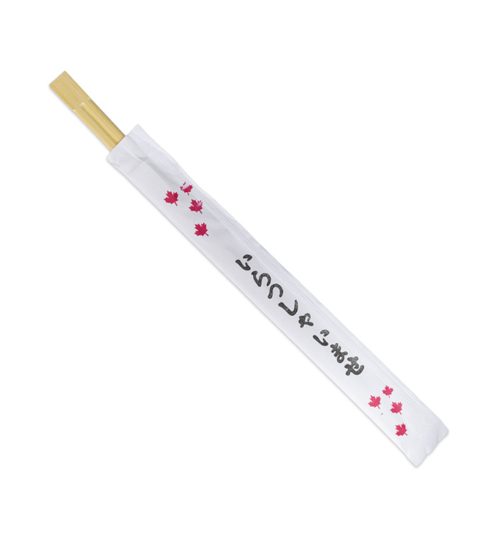 Bacchette Cinese in Bambu Imbustate 23cm (100 Pezzi) Bacchette Cinese in Bambu Imbustate 23cm (100 Pezzi)