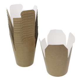 Contenitore di Cibo Kraft 800ml (500 Pezzi)