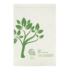 Sacchetti Mercato Block Home Compost “Be Eco!” 23x33cm (100 Pezzi)