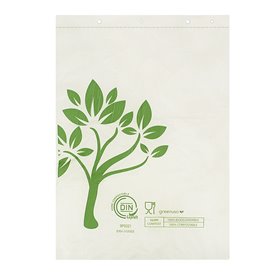 Sacchetti Mercato Block Home Compost “Be Eco!” 30x40cm (100 Pezzi)