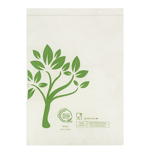 Rotoli sacchetti plastica Bio Home Compost senza manici 30x40cm