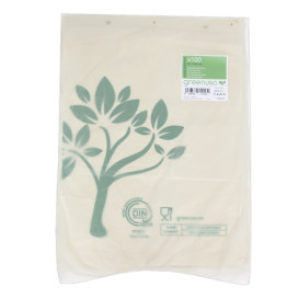 Sacchetti Mercato Block Home Compost “Be Eco!” 30x40cm (2.000 Pezzi)