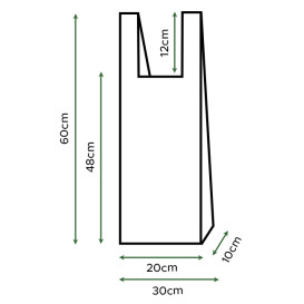 Sacchetto per il Pane Home Compost “Be Eco!” 30x60cm 14µm (2.000 Pezzi)