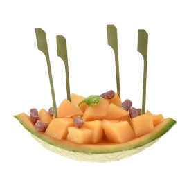Spiedi di Bambu "Golf" verde 9cm (200 Pezzi)