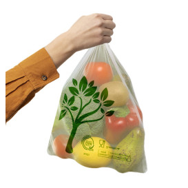 Sacchetti Mercato Block Home Compost “Be Eco!” 30x40cm 12µm (2.000 Pezzi)