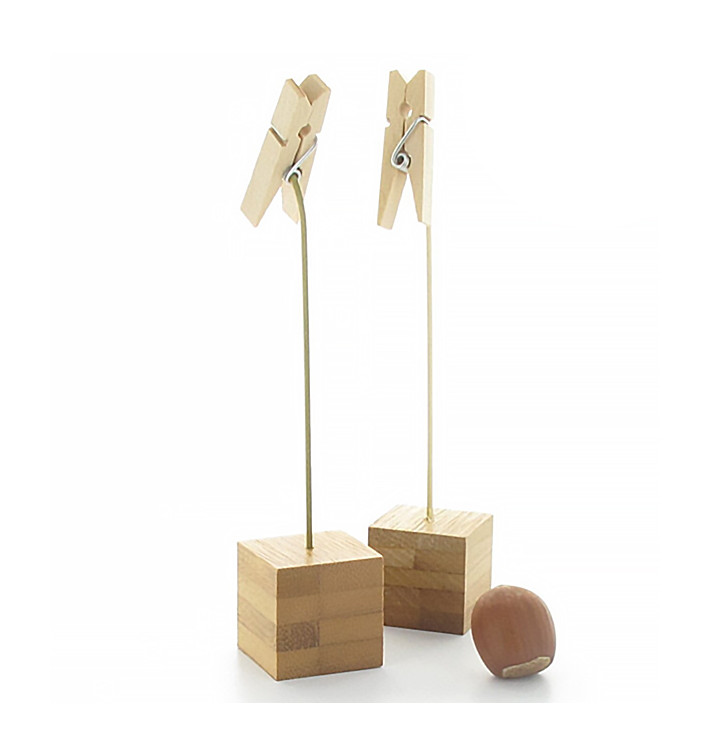 Supporto per Carte di Bambu 130mm (12 Pezzi) Supporto per Carte di Bambu 130mm (12 Pezzi)