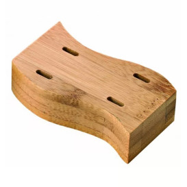 Supporto di Bambu per Spiedi "Golf" 8x4cm (10 Pezzi)
