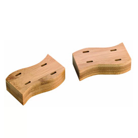 Supporto di Bambu per Spiedi "Golf" 8x4cm (10 Pezzi)