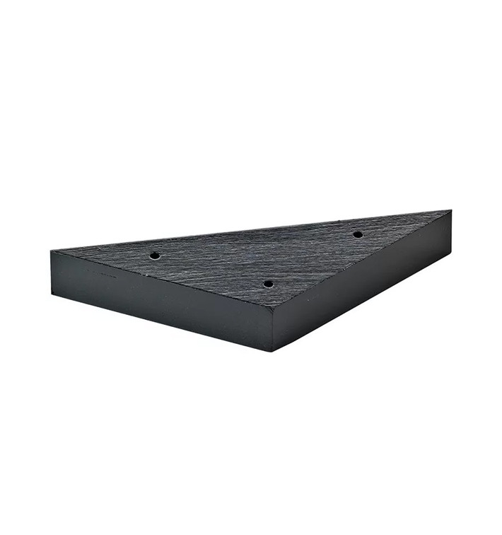 Supporto di Bambu Nero per Spiedi 140x80mm (10 Pezzi)