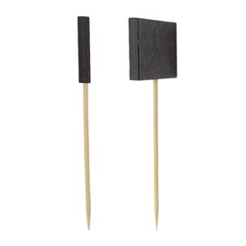Spiedi di Bambu Decorato Tabellone 90mm (100 Pezzi)