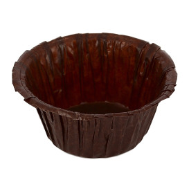 Pirottini per CupCake 4,9x3,8x7,5cm Marrone (1.400 Pezzi)