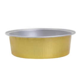 Pirottino in Alluminio Parete Liscia 140ml (166 Pezzi)