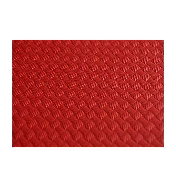 Tovaglietta di Carta Rosso 1,2x1,8m (24 Pezzi)