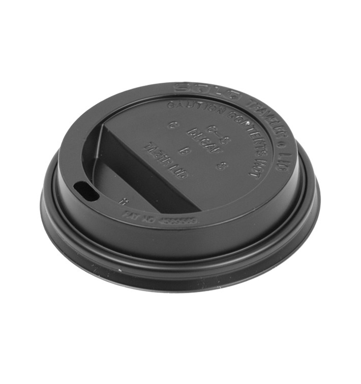 Coperchio con Foro per Bicchiere di Carta 10 Oz/300ml Ø8,4cm (1000 Pezzi) Coperchio con Foro per Bicchiere di Carta 10 Oz/300ml Ø8,4cm (1000 Pezzi)