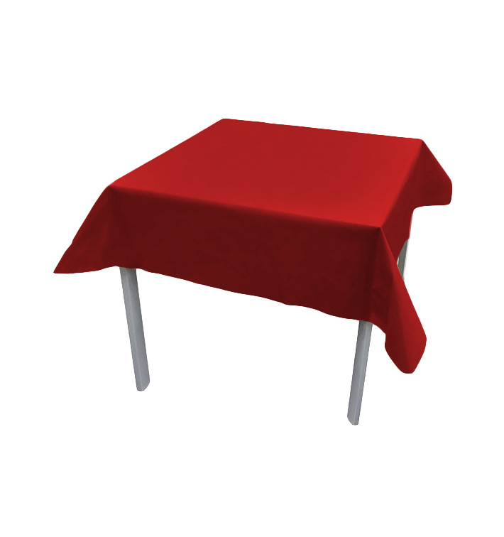 Tovaglia Tagliata Non Tessuto "Novotex" Rosso 120x120cm (150 Pezzi) Tovaglia Tagliata Non Tessuto "Novotex" Rosso 120x120cm (150 Pezzi)