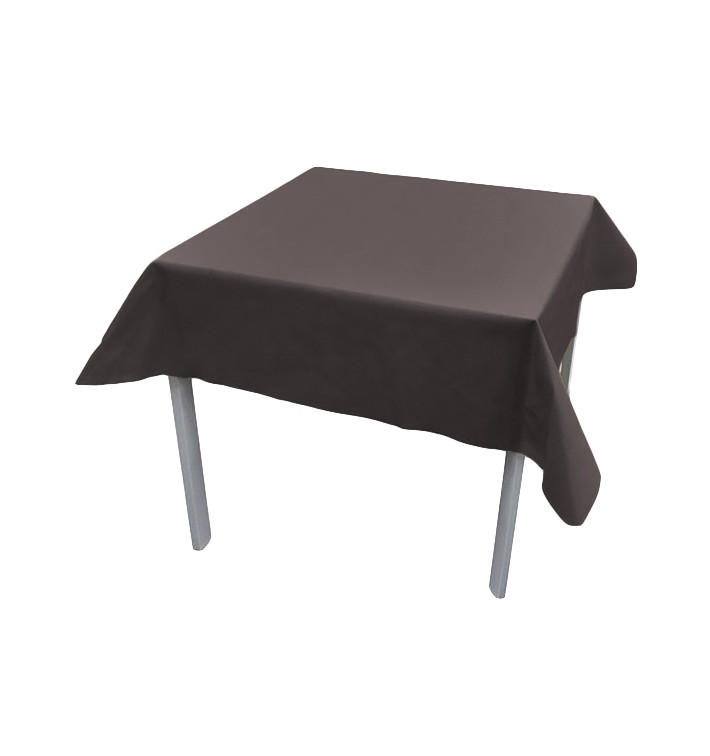 Tovaglia Non Tessuto Marron 120x120cm (150 Pezzi) Tovaglia Non Tessuto Marron 120x120cm (150 Pezzi)