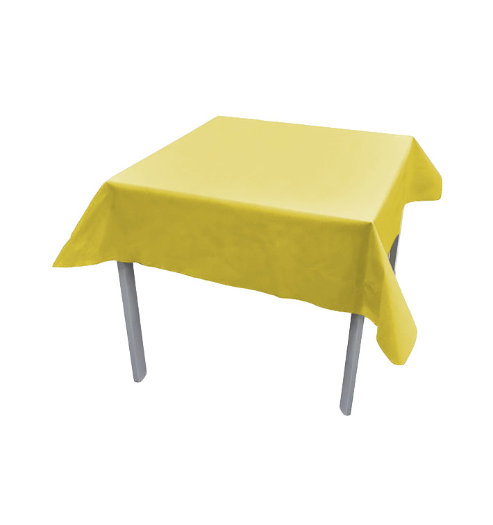 Tovaglia Non Tessuto Giallo 120x120cm (150 Pezzi) Tovaglia Non Tessuto Giallo 120x120cm (150 Pezzi)