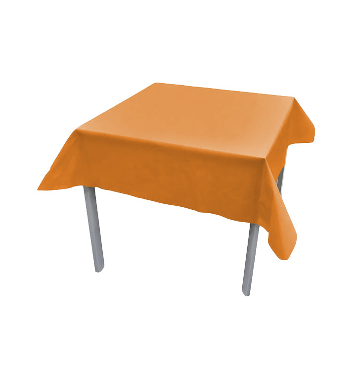 Tovaglia Non Tessuto Arancione 120x120cm (150 Pezzi) Tovaglia Non Tessuto Arancione 120x120cm (150 Pezzi)