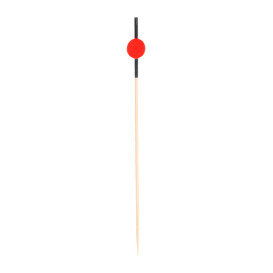 Spiedi di Bambu Rosso e Nero "Japan" 12cm (100 Pezzi)
