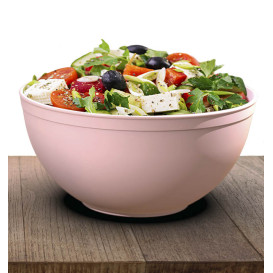 Ciotola Riutilizzabile Durable PP Mineral Rosa 2.000ml Ø20cm (1 Pezzo)