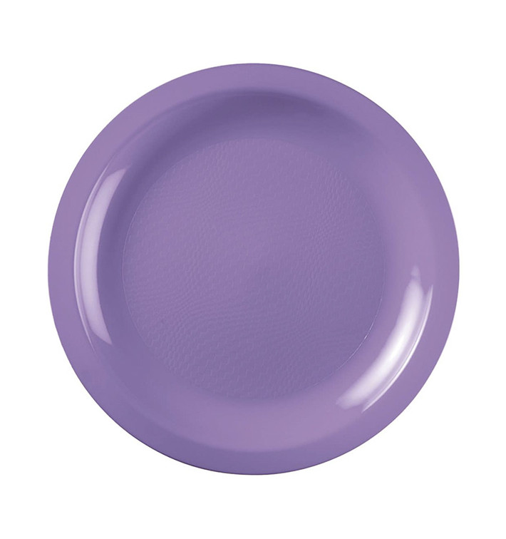 Piatto Plastica Piano Lilla Round PP Ø185mm (50 Pezzi) Piatto Plastica Piano Lilla Round PP Ø185mm (50 Pezzi)