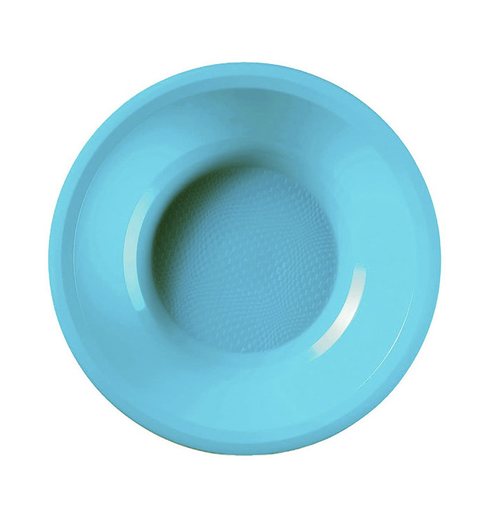 Piatto di Plastica Fondo Turchese Round PP Ø195mm (50 Pezzi) Piatto di Plastica Fondo Turchese Round PP Ø195mm (50 Pezzi)