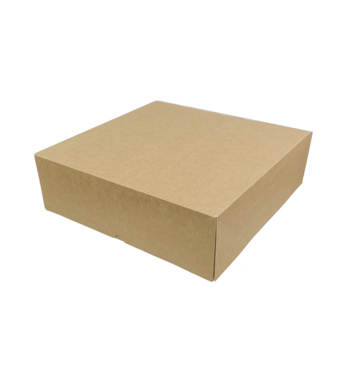 Scatola Cartone Kraft con Frontale Pieghevole 32x32+10cm (25 Pezzi) Scatola Cartone Kraft con Frontale Pieghevole 32x32+10cm (25 Pezzi)